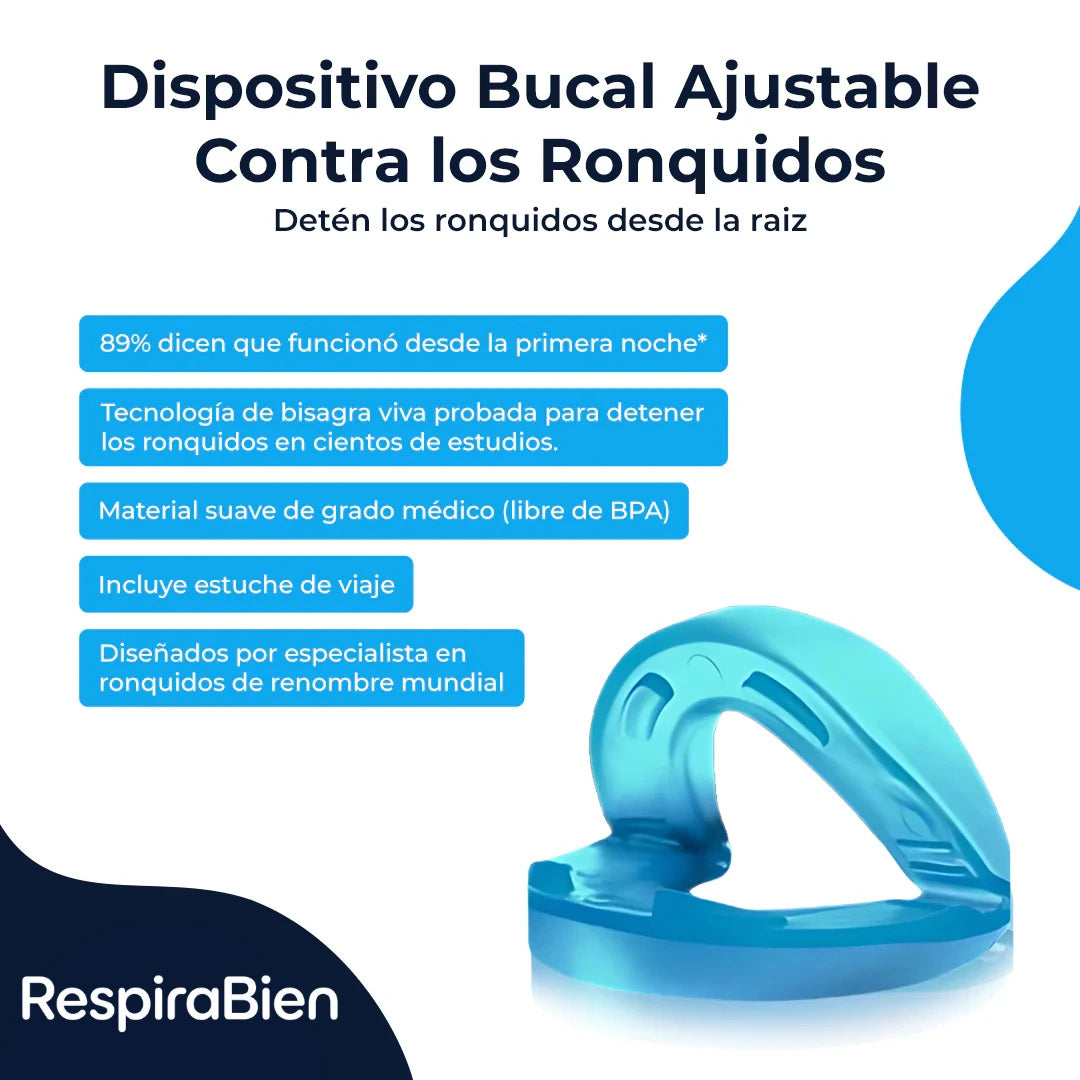 RespiraBien Pro™ - Boquilla Antironquidos